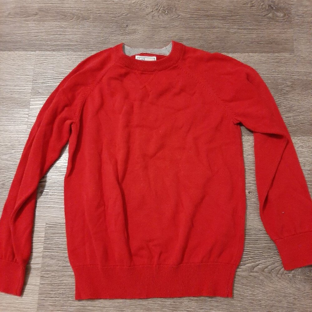 Boys red sweater